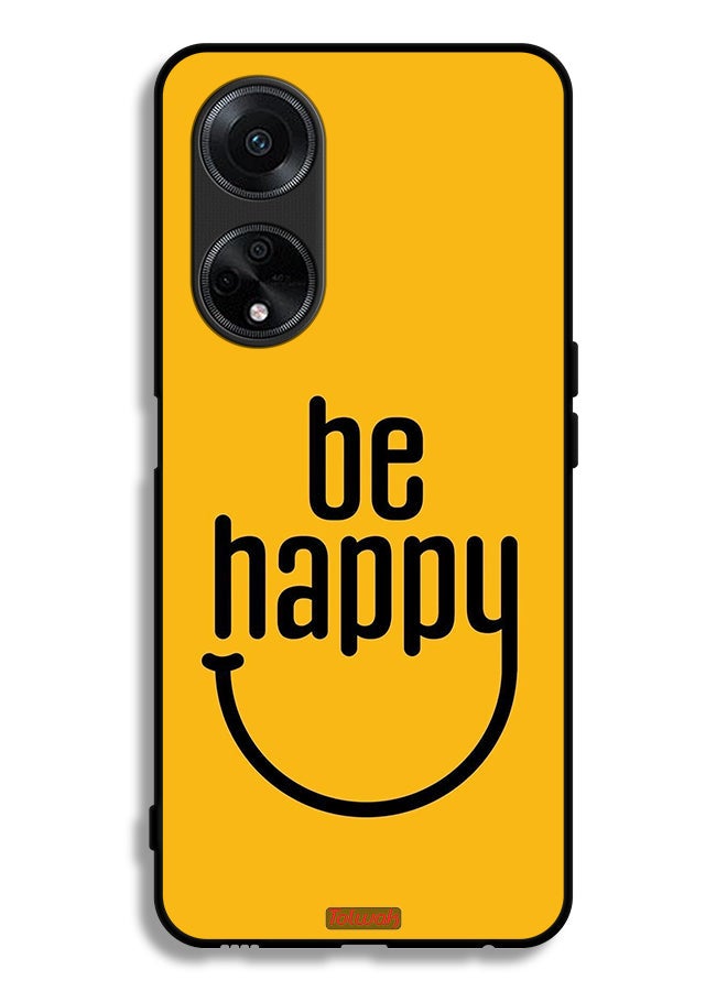 Tolwak Oppo F23 5G Protective Case Cover Be Happy - Image 1