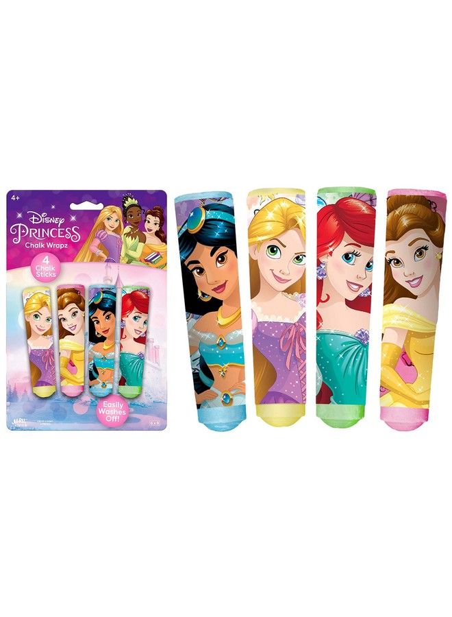 Ja-Ru أعواد طباشير من ديزني سايد واك (عبوة واحدة من أميرات ديزني) لعبة أميرات ديزني. طباشير للأرضيات والألواح الخارجية مجموعة فنية غير سامة قابلة للغسل من الطباشير العملاقة ألعاب أعياد الميلاد الخارجية للأطفال بكميات كبيرة B78101 - Image 1