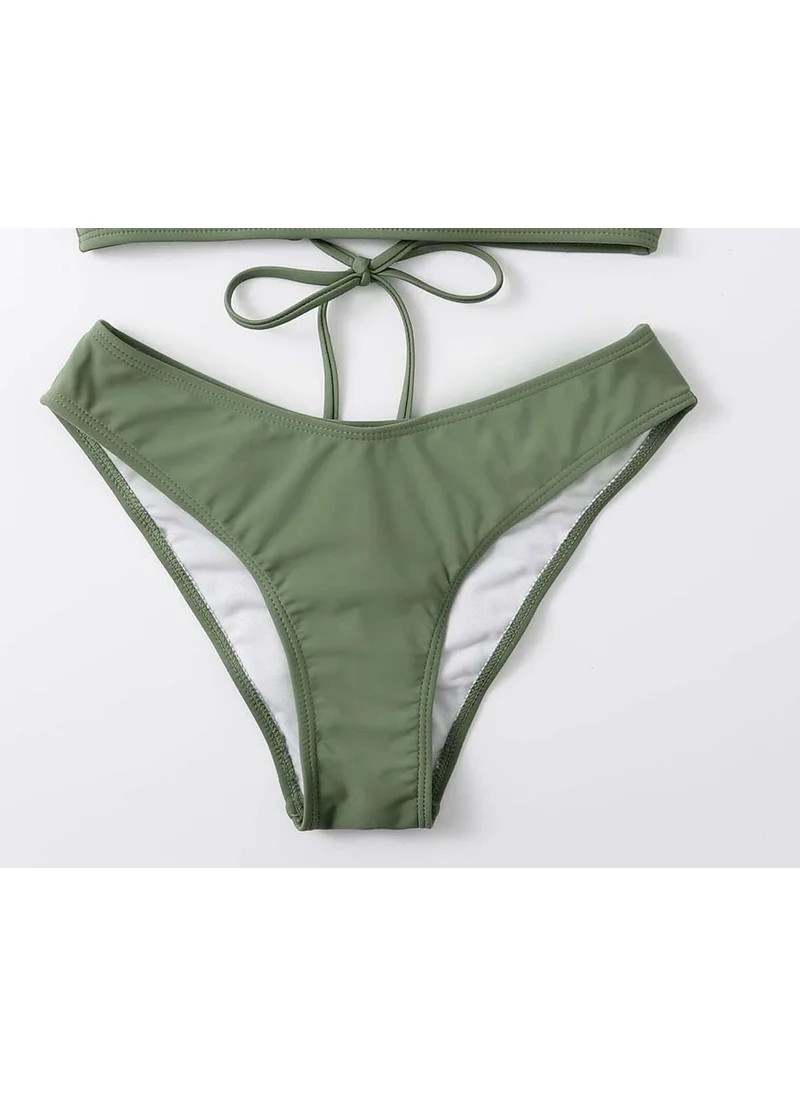 انجلسين Brazilian Back Gathered Bikini Bottom