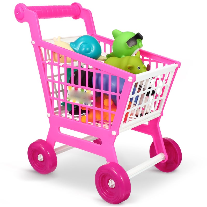 Kids Supermarket Cart Toy Children Simulation Shopping Trolley Toy Pretend Play Grocery Basket Role-Playing Games Accessories - Image 1