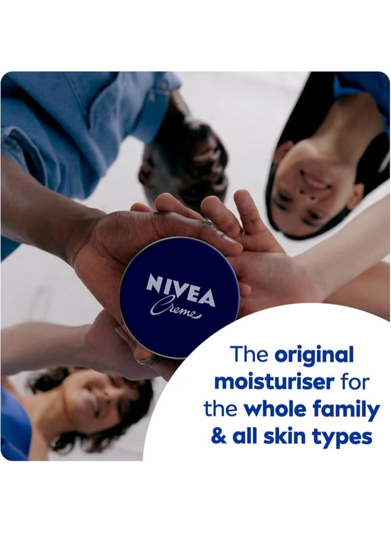 Nivea Creme Moisturising Cream, Universal All Pourpose Face Body Hands, Tin 400ml - Image 3