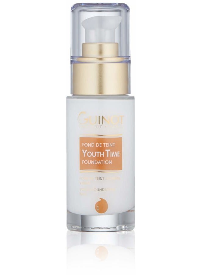 GUINOT Youth Time Foundation, #1, 1 Fl Oz - Image 1