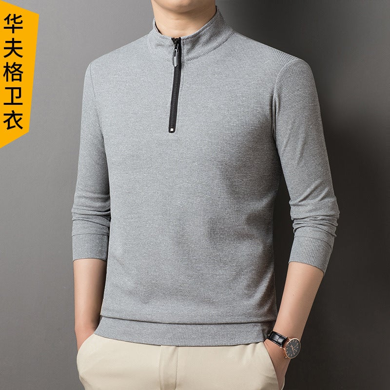 Supply 8861 Autumn New Ice Silk Quick-Drying Long Sleeve T-Shirt Men'S Outdoor Leisure Sports Fitness Long Sleeve T-Shirt - Image 1