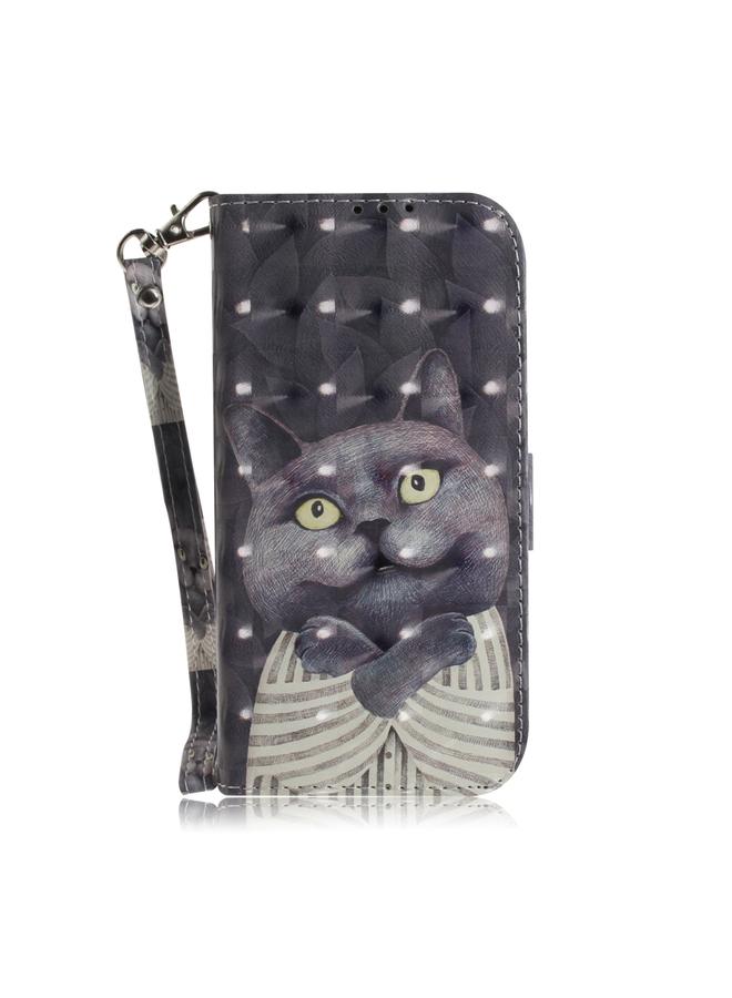 Zaboon Case For Galaxy M30s 3D Colored Drawing Horizontal Flip Leather Case with Holder & Card Slot & Wallet & Lanyard - Image 2