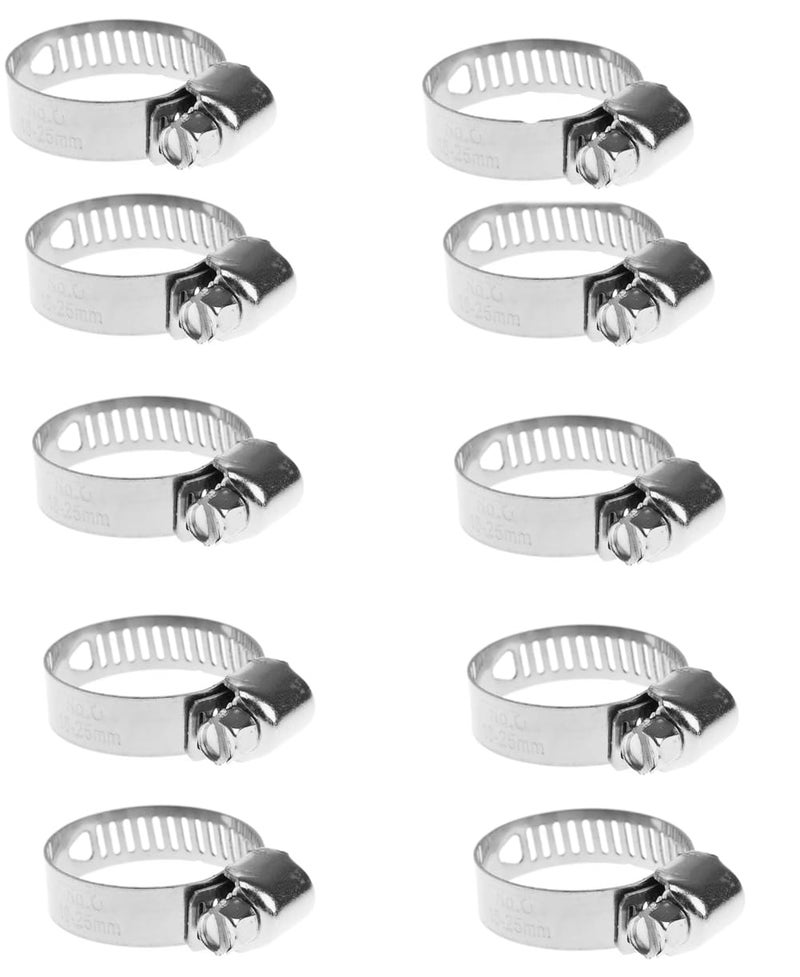 TOOLBUX Toolbux 80 Pcs Adjustable Fuel Petrol Pipe Hose Clips Stainless Spring Clamp 1319Mm  - Image 1