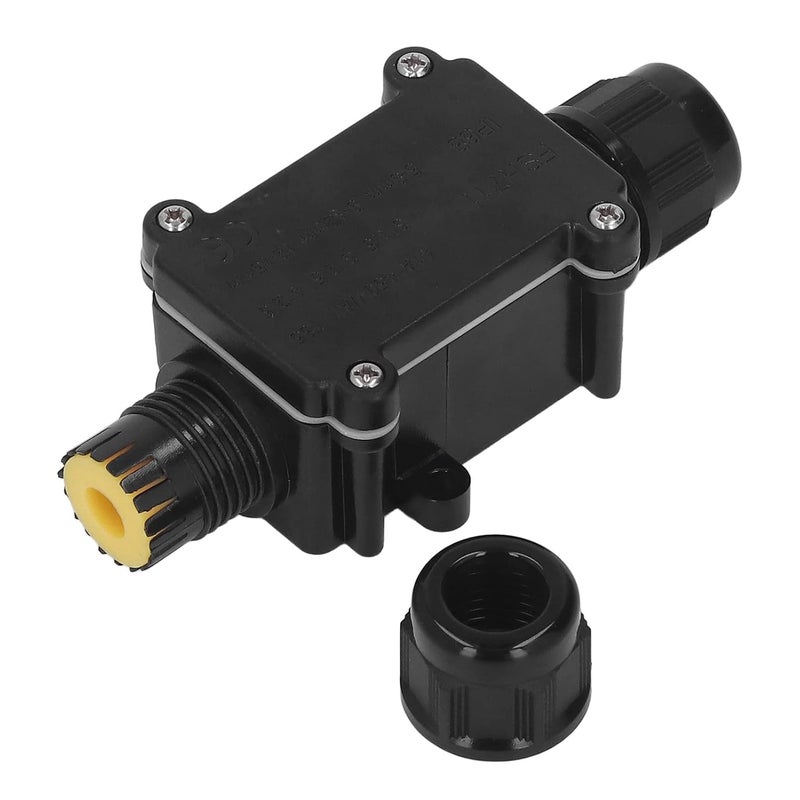 IP68 Waterproof 3 Way Outdoor Electrical Junction Box Connector for 5 to 15mm Cable - Image 5