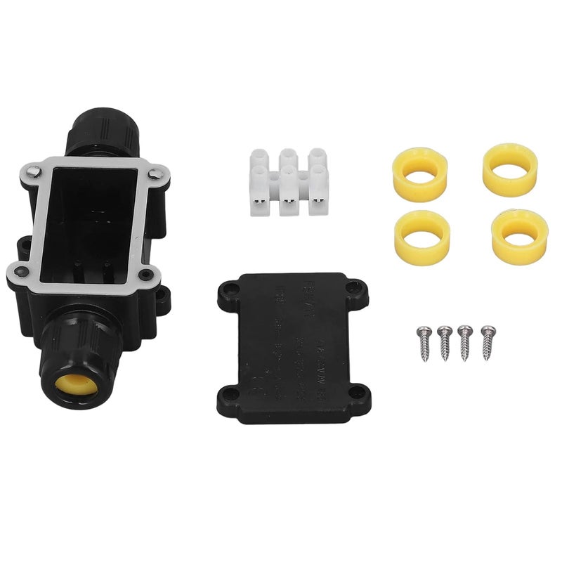 IP68 Waterproof 3 Way Outdoor Electrical Junction Box Connector for 5 to 15mm Cable - Image 2