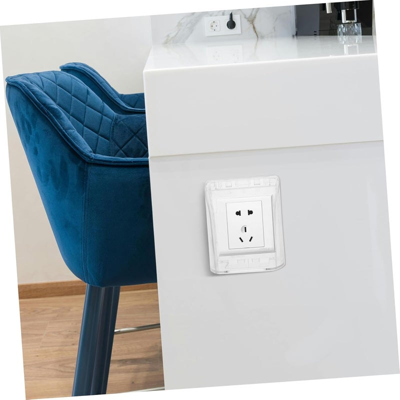 Baby Proof Waterproof Electrical Outlet Cover Weatherproof Socket Protector Plastic - Image 5