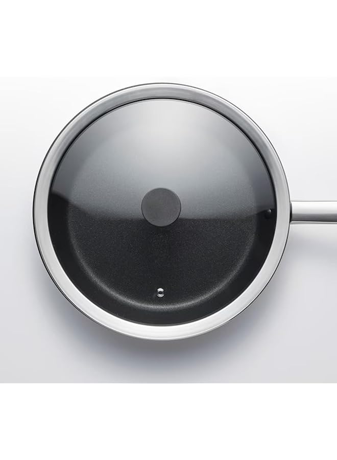 إيروريكس غطاء زجاجي شفاف 29 سم مع فتحة تهوية للبخار ومقبض مقاوم للحرارة للأواني والمقالي - Image 3