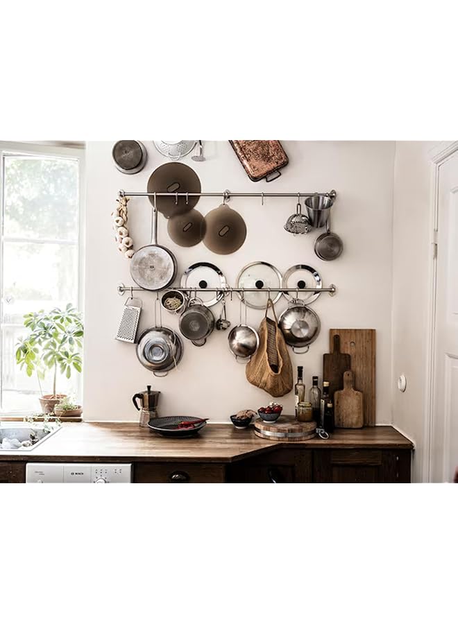 إيروريكس غطاء زجاجي شفاف 29 سم مع فتحة تهوية للبخار ومقبض مقاوم للحرارة للأواني والمقالي - Image 5