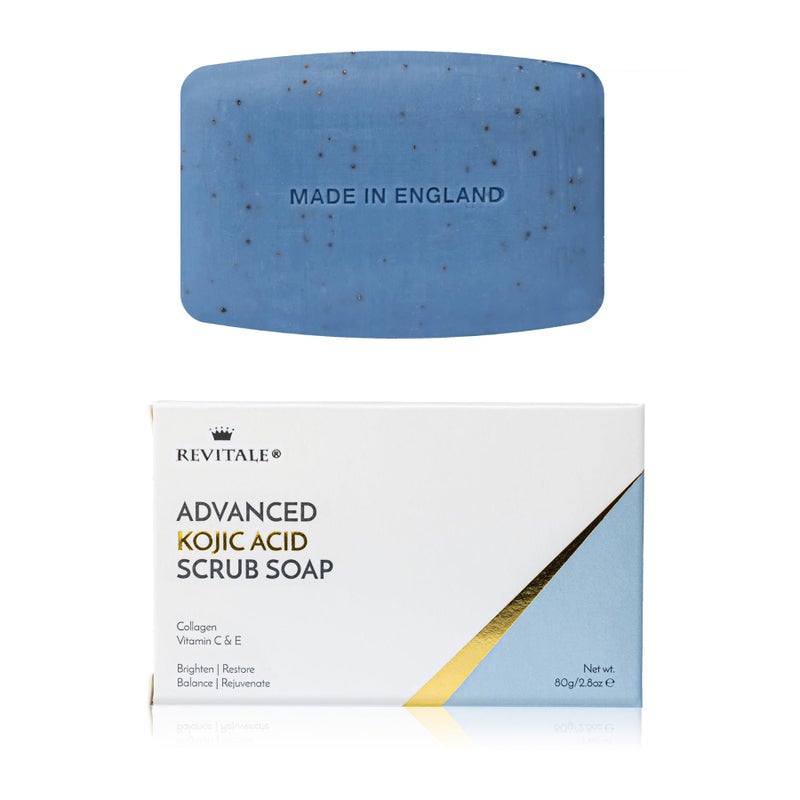 Revitale Advanced Kojic Acid Brightening Scrub Soap - Image 1