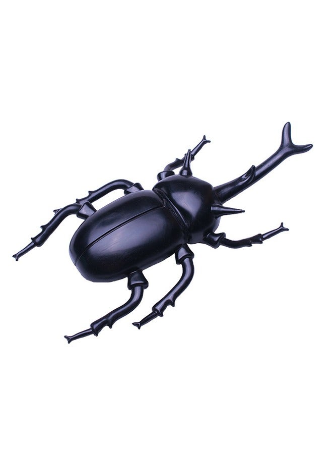 مجسمات حشرات واقعية، نموذج حشرة خنفساء، لعبة حيوانية معرفية، موسيقى قرصة بلاستيكية صناعية - Image 1