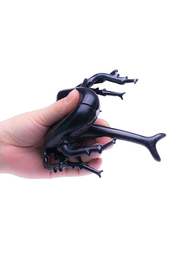 مجسمات حشرات واقعية، نموذج حشرة خنفساء، لعبة حيوانية معرفية، موسيقى قرصة بلاستيكية صناعية - Image 5