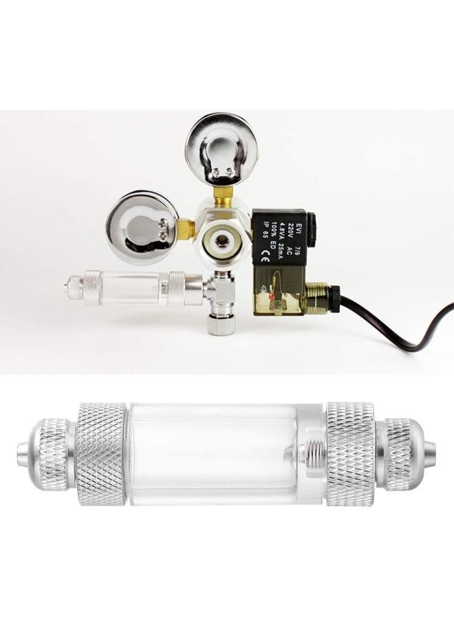 عداد فقاعات ثاني أكسيد الكربون لحوض السمك - منظم ثاني أكسيد الكربون لحوض السمك - ناشر رأس مزدوج - عداد عداد غير رجعي لجهاز قياس ثاني أكسيد الكربون - ثاني أكسيد الكربون - Image 2