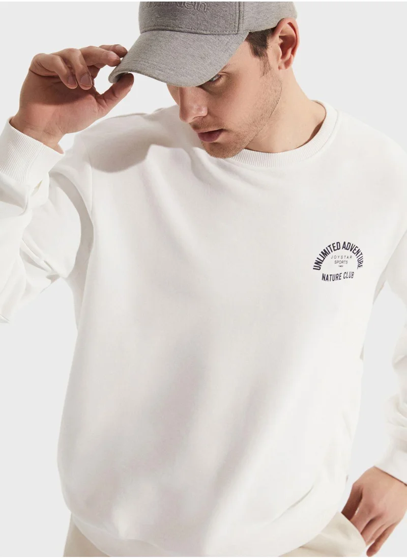 جون Essentail Crew Neck Sweatshirt