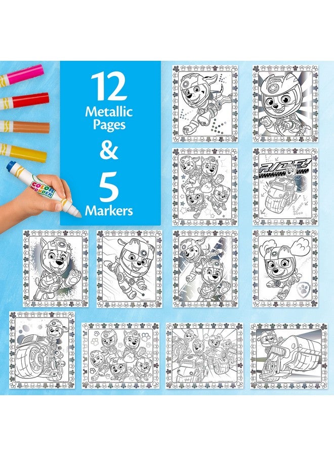 كرايولا مجموعة تلوين باو باترول كلر وندر ميتاليك ميس فري من كرايولا، هدية للأطفال، 3، 4، 5، 6 - Image 4