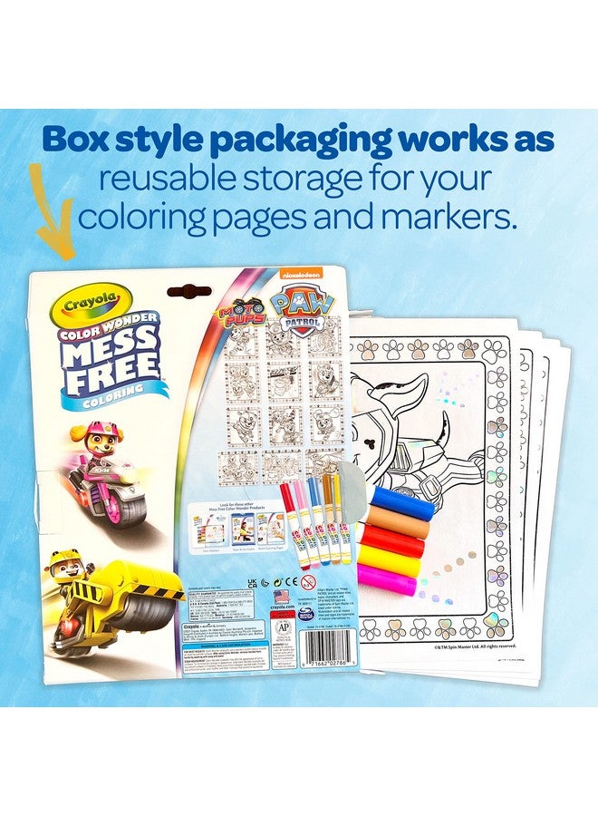 كرايولا مجموعة تلوين باو باترول كلر وندر ميتاليك ميس فري من كرايولا، هدية للأطفال، 3، 4، 5، 6 - Image 5