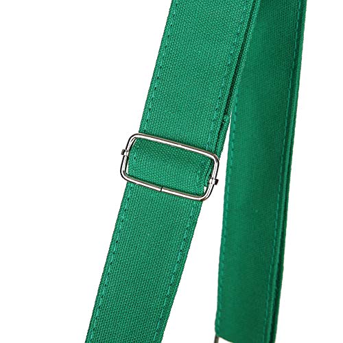 Covelin Women's Retro Large Size Canvas Shoulder Bag Hobo Crossbody Handbag Casual Tote Green - Image 4