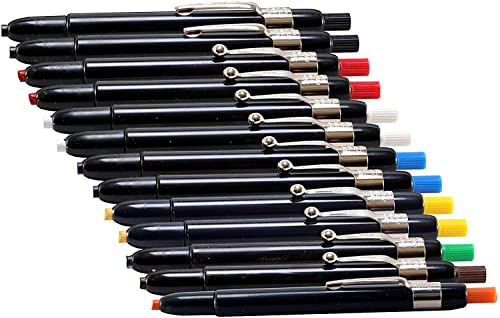 Listo 1620 Marking Pencils, Box of 13, Grease/China/Wax Pencils (Assorted Colors) - Image 1
