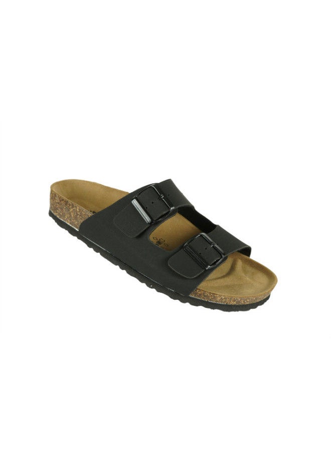 BiOCHIC - Biochic Mens Double Strap Sandals 012-365 9900-Black - Image 1