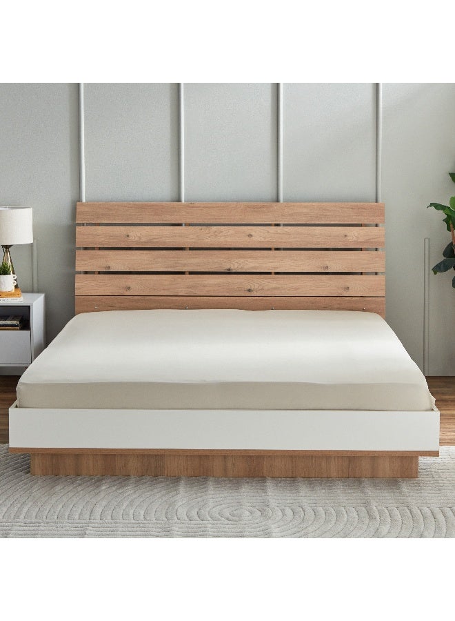 هوم بوكس شرشف سرير مزدوج من المايكروفايبر بلون سادة - + سم - Image 2