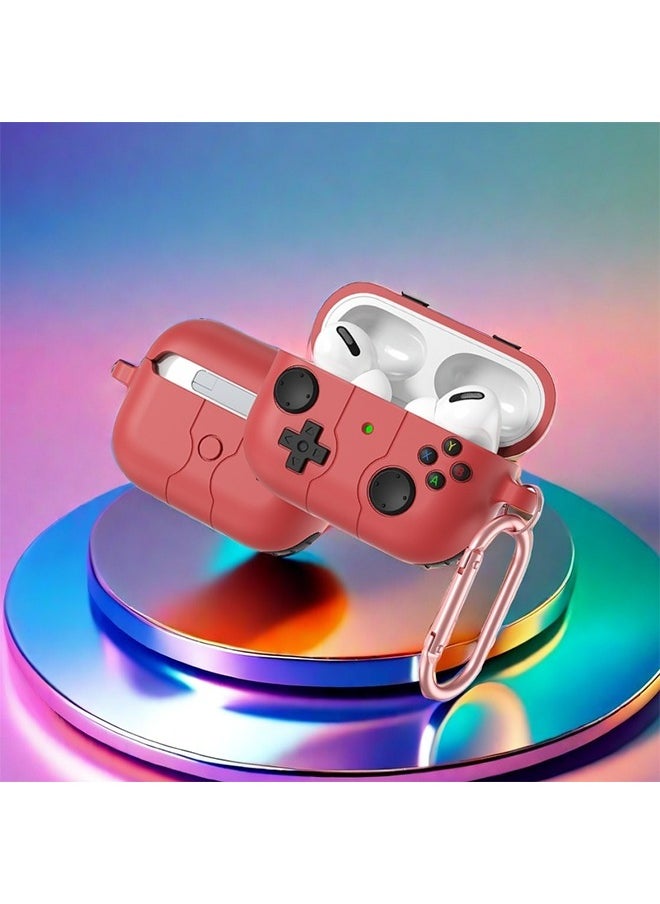 Generic - Red Soft - Shell Protective Case Compatible with Apple AirPods 4, 2nd - Generation AirPods and AirPods Pro 2 - Image 1