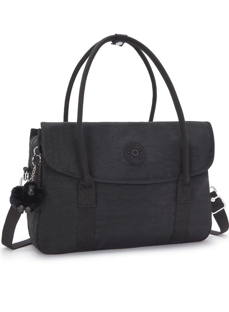 كيبلينغ حقيبة عمل سوبر ووركر بحزام كتف قابل للإزالة - أسود - Image 4