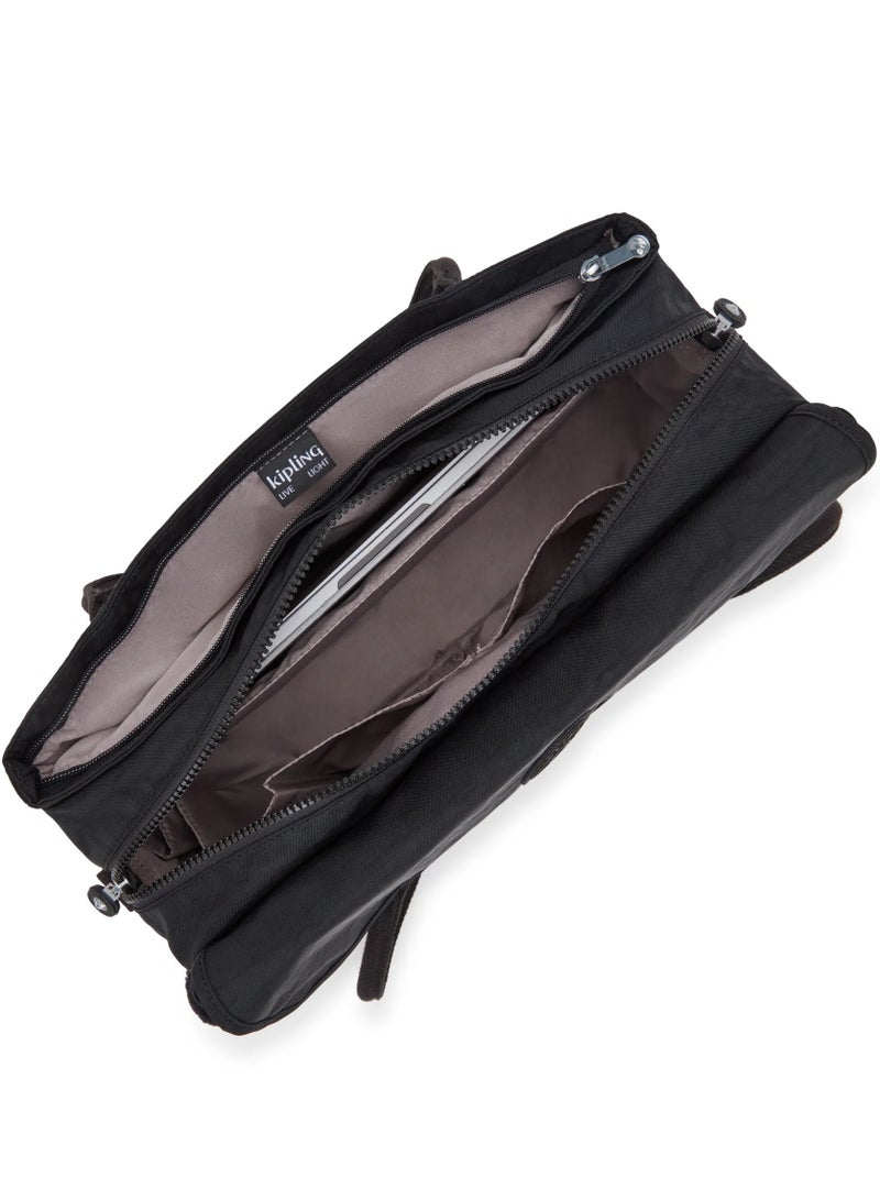 كيبلينغ حقيبة عمل سوبر ووركر بحزام كتف قابل للإزالة - أسود - Image 3