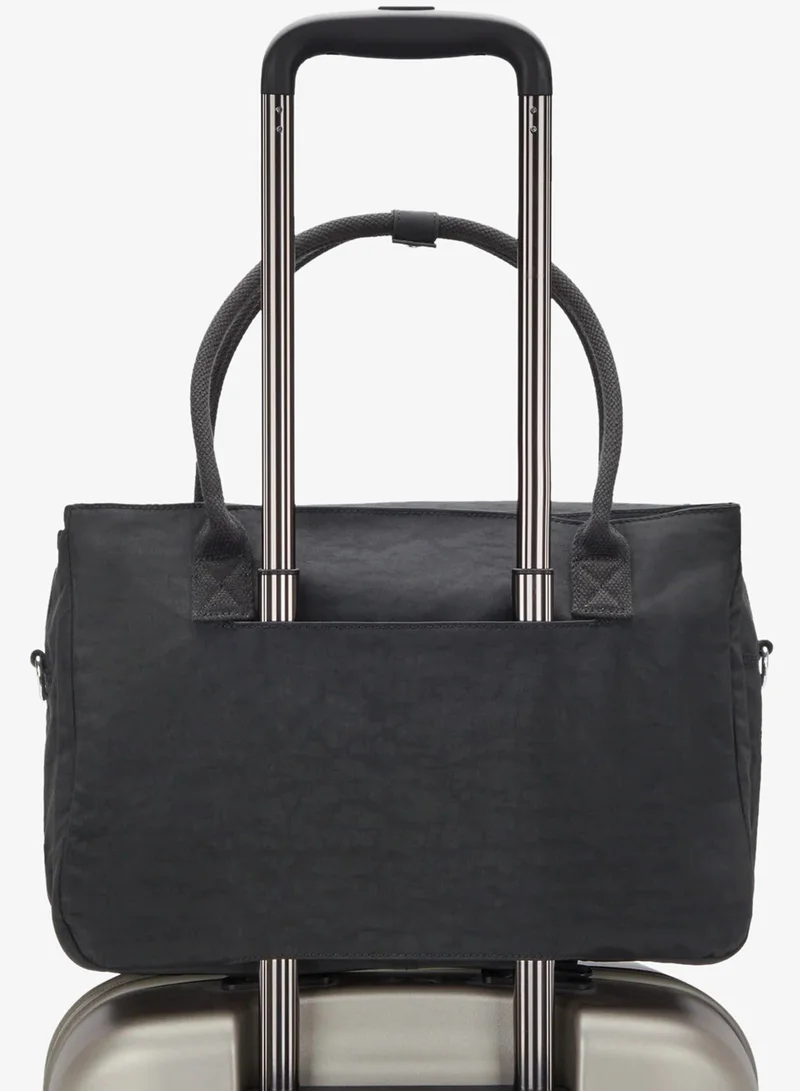 Kipling  Superworker Working Bag With Removable Shoulder Strap - Black Noir for Women | Best Price UAE