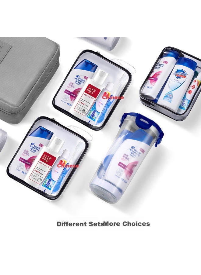 JOY TOUR Joytour Travel Toiletry Set For Men And Women With Shampoo, Shower Gel, And Storage Box - Image 3