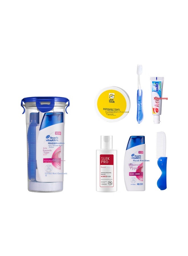 JOY TOUR Joytour Travel Toiletry Set For Men And Women With Shampoo, Shower Gel, And Storage Box - Image 4
