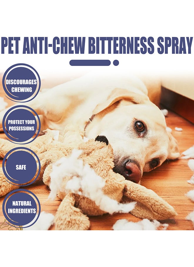 YEGBONG - 50ml No Chew Spray for Dogs Dog Training Behavior Aids Bitterness Spray to Stop Chewing Anti Chew Deterrent Spray for Puppies and Cats - Image 1