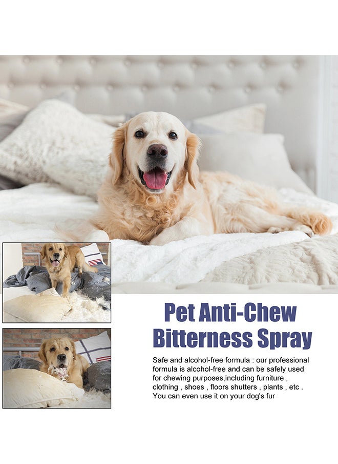 YEGBONG - 50ml No Chew Spray for Dogs Dog Training Behavior Aids Bitterness Spray to Stop Chewing Anti Chew Deterrent Spray for Puppies and Cats - Image 1