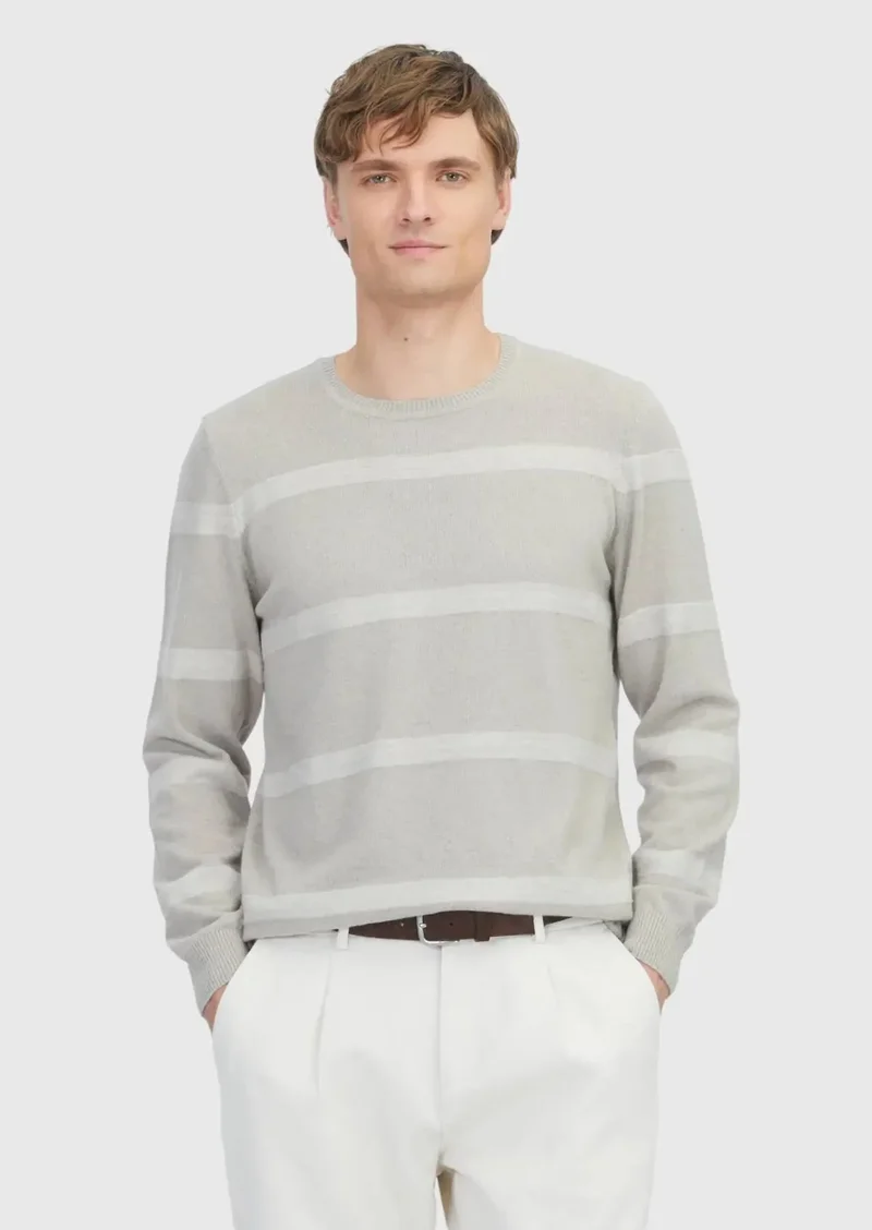 RAMSEY Beige Knitwear Sweatshirt