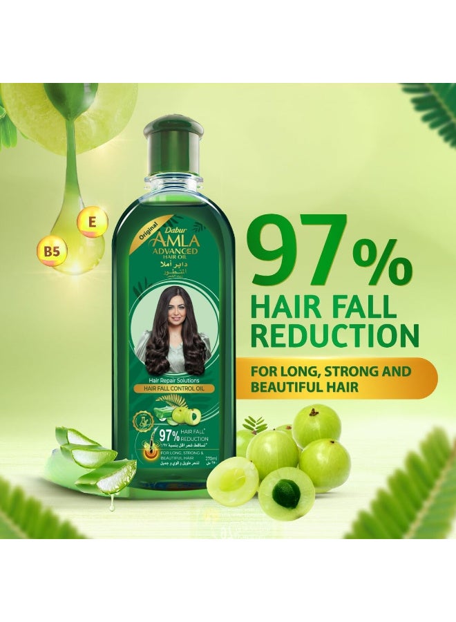 دابر أملا زيت الشعر المتطور لإصلاح الشعر، زيت التحكم في تساقط الشعر، 180 مل - Image 2
