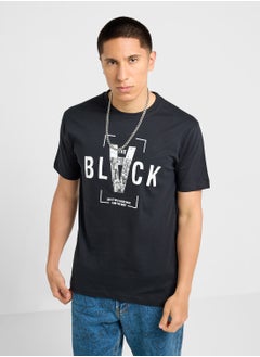 Seventy Five Basics Printed T-Shirt  - Image 1
