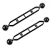 LetonPower Black 9" Double Ball Aluminum Alloy Extension Arm, 1" Ball Head Connector Underwater Arm for Strobe/Video - Image 2
