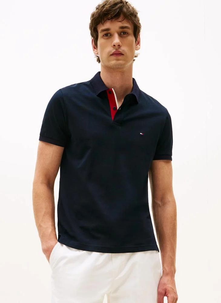 TOMMY HILFIGER Americana Cotton Short Sleeve Polo