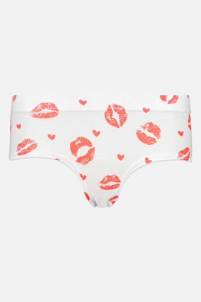 bebe Women 3 Pcs Graphic Print Panty Set, Multicolor - Image 3