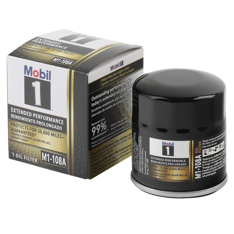 Mobil 1 M1-108A Extended Performance Oil Filter, Pack of 2 - Image 1