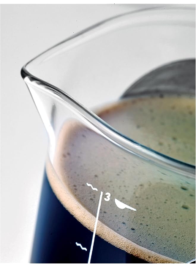 إيرولات ماكينة تحضير القهوة الفرنسية بثلاثة أكواب، سعة 12 أونصة - Image 3