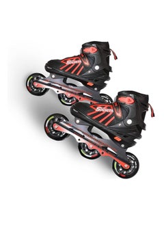 ENDLESS  ENDLESS Inline Adjustable Skates Large 39 EUR (UK 5.5) - 43 EUR (UK 9) for 12 Years and Above | Aluminium Chassis and 100 mm PU Three Wheels | With ABEC 9 Bearings | Indoor and Outdoor  - Image 2