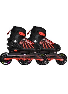 ENDLESS  ENDLESS Inline Adjustable Skates Large 39 EUR (UK 5.5) - 43 EUR (UK 9) for 12 Years and Above | Aluminium Chassis and 100 mm PU Three Wheels | With ABEC 9 Bearings | Indoor and Outdoor  - Image 1
