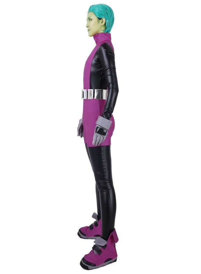 miccostumes Men's Brute Cosplay Costume Jumpsuit (MS) Purple - Image 2
