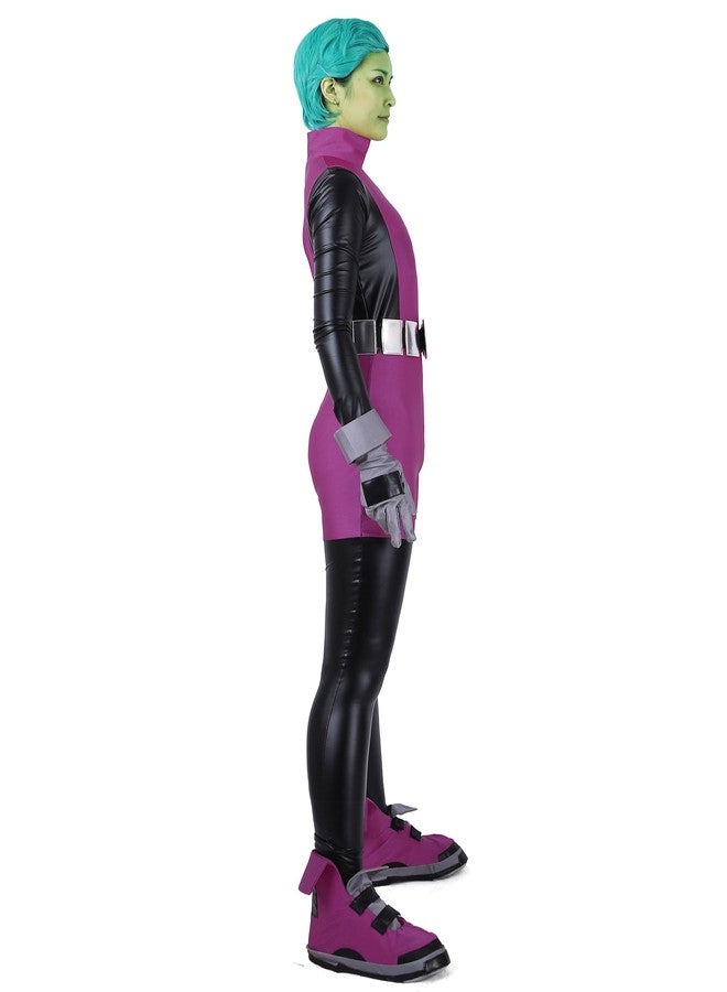 miccostumes Men's Brute Cosplay Costume Jumpsuit (MS) Purple - Image 4