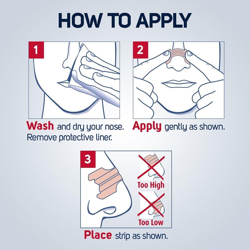 Breathe Right Original Tan SmallMedium DrugFree Nasal Strips for Nasal Congestion Relief 30 count - Image 3