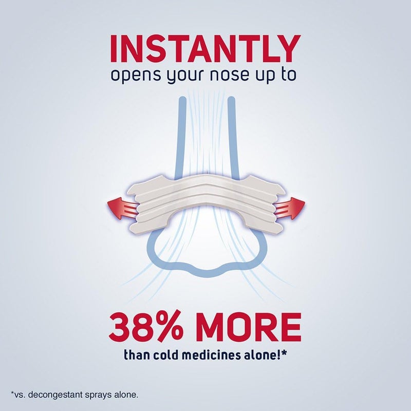 Breathe Right Original Tan SmallMedium DrugFree Nasal Strips for Nasal Congestion Relief 30 count - Image 2