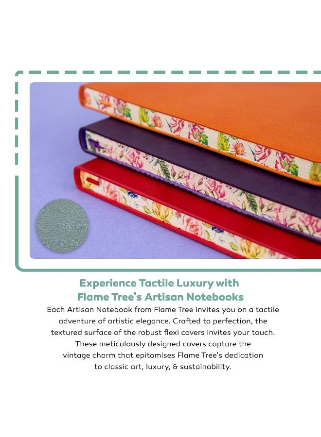 Sage Green Artisan Notebook (Flame Tree Journals)  - Image 4
