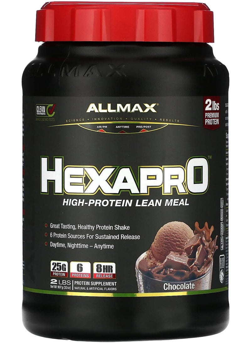 Allmax Hexapro, High-Protein Lean Meal, Chocolate, 2 lbs (907 g)