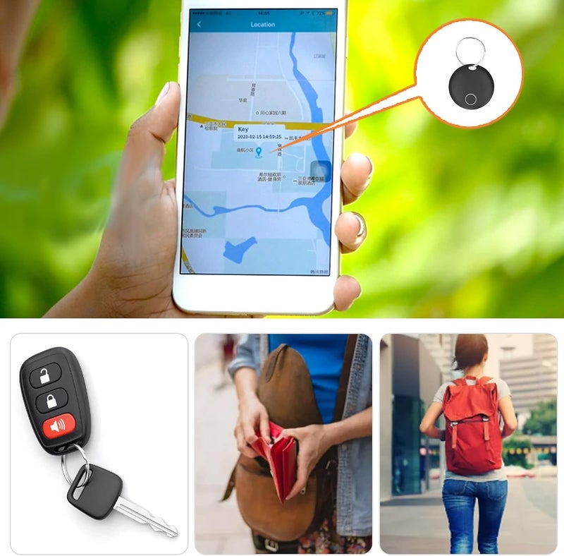 klarako Bluetooth Tracker Keys Tracker Key Locator For Keys Bags And Television Accessories Mobile Phone Wallet Anti‑Loss Device - Image 2